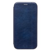 Чехол iPh 15 Plus книжка боковая синий BF+
