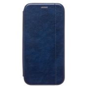 Чехол iPh 15 Pro Max книжка боковая синий BF+