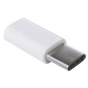 Переходник Type-C (m) - MicroUSB (f) тех.пак белый