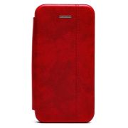 Чехол iPh 5/5S книжка боковая красный BF+