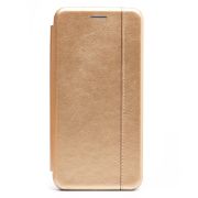 Чехол Honor 70 5G книжка боковая золотистый BF+