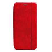 Чехол Honor X6 книжка боковая красный BF+
