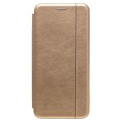 Чехол Samsung A04/A045 книжка боковая золотистый BF+