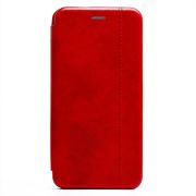 Чехол Samsung S21+ книжка боковая красный BF+