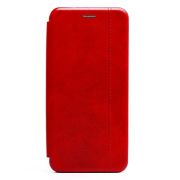 Чехол Samsung S21 Ultra книжка боковая красный BF+
