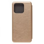 Чехол Xiaomi Poco C55/Redmi 12C книжка боковая золотистый BF+