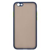 Чехол iPh 6/6S пластик с защитой камеры синий