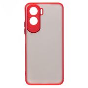 Чехол Honor 90 Lite пластик с защитой камеры красный