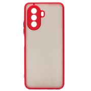 Чехол Huawei Nova Y70/Nova Y70 Plus пластик с защитой камеры красный