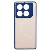 Чехол Infinix GT 20 Pro пластик с защитой камеры синий