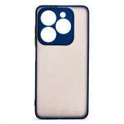 Чехол Infinix Hot 40i пластик с защитой камеры синий