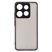 Чехол Infinix Smart 7 Global X6515 пластик с защитой камеры чёрный
