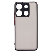 Чехол Infinix Smart 7 Plus пластик с защитой камеры чёрный