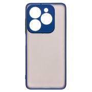 Чехол Infinix Smart 8 пластик с защитой камеры синий
