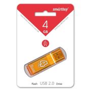 Накопитель USB 4Gb Smartbuy Glossy оранжевый