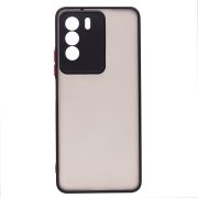Чехол Infinix Zero 5G 2023 Global пластик с защитой камеры чёрный