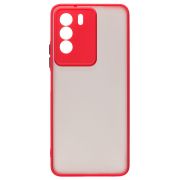 Чехол Infinix Zero 5G 2023 Global пластик с защитой камеры красный