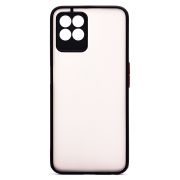 Чехол Realme 8i пластик с защитой камеры чёрный