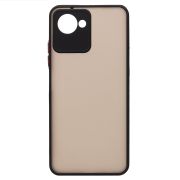 Чехол Realme C30 пластик с защитой камеры чёрный