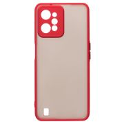 Чехол Realme C31 пластик с защитой камеры красный