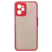 Чехол Realme C35 пластик с защитой камеры красный