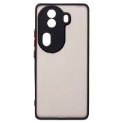 Чехол Oppo Reno 11 Pro пластик с защитой камеры чёрный
