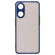 Чехол Oppo Reno 8T 4G пластик с защитой камеры синий