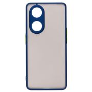Чехол Oppo Reno 8T 5G пластик с защитой камеры синий
