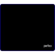Коврик для мыши Perfeo Black Синий размер 240*320*3 мм