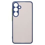 Чехол Samsung S24+ пластик с защитой камеры синий