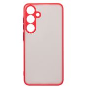 Чехол Samsung S24+ пластик с защитой камеры красный