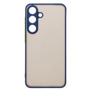 Чехол Samsung S25+ пластик с защитой камеры синий