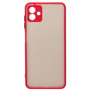 Чехол Samsung A04/A045 пластик с защитой камеры красный