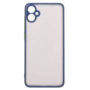Чехол Samsung A05/A055 пластик с защитой камеры синий