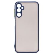 Чехол Samsung A14 4G/A145 пластик с защитой камеры синий