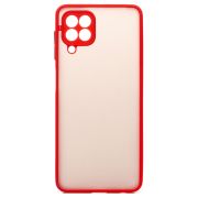 Чехол Samsung A22 4G/A225/M22/M225 пластик с защитой камеры красный