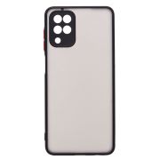 Чехол Samsung M12/M127 пластик с защитой камеры чёрный