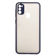 Чехол Samsung M21/M215G Edition пластик с защитой камеры синий