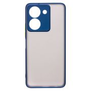 Чехол Vivo Y36 5G Global пластик с защитой камеры синий