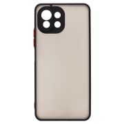 Чехол Xiaomi Mi 11 Lite/Mi 11 Lite 5G/11 Lite 5G NE пластик с защитой камеры чёрный