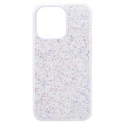 Чехол iPh 13 Pro пластик кристаллы Diamond белый