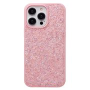 Чехол iPh 14 Pro Max пластик кристаллы Diamond розовый