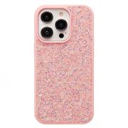 Чехол iPh 14 Pro пластик кристаллы Diamond розовый
