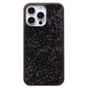 Чехол iPh 15 Pro Max пластик кристаллы Diamond чёрный