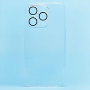 Чехол iPh 14 Pro пластик с защитными линзами на камере прозрачный