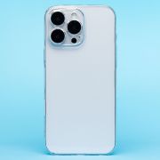 Чехол iPh 16 Pro Max пластик с защитными линзами на камере прозрачный