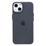 Чехол iPh 13 пластик матовый дымчатый чёрный