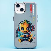 Чехол iPh 13 пластик прозрачный с принтом грут