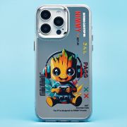Чехол iPh 15 Pro Max пластик прозрачный с принтом грут