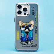 Чехол iPh 15 Pro Max пластик прозрачный с принтом пёс